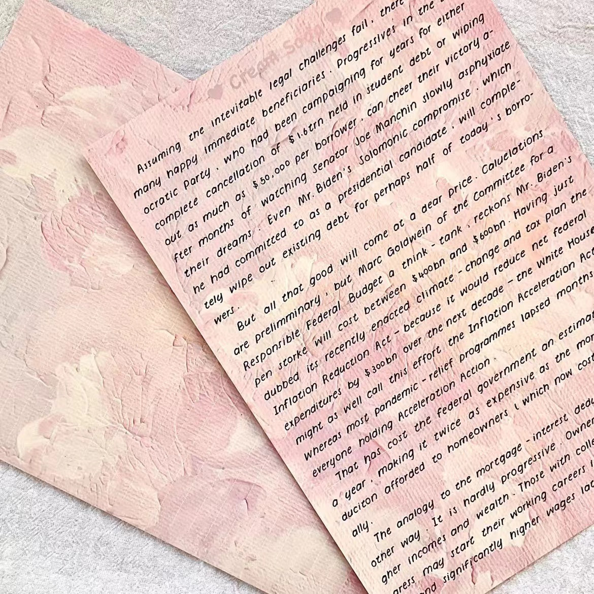 Oil Paiting Flower Notepad