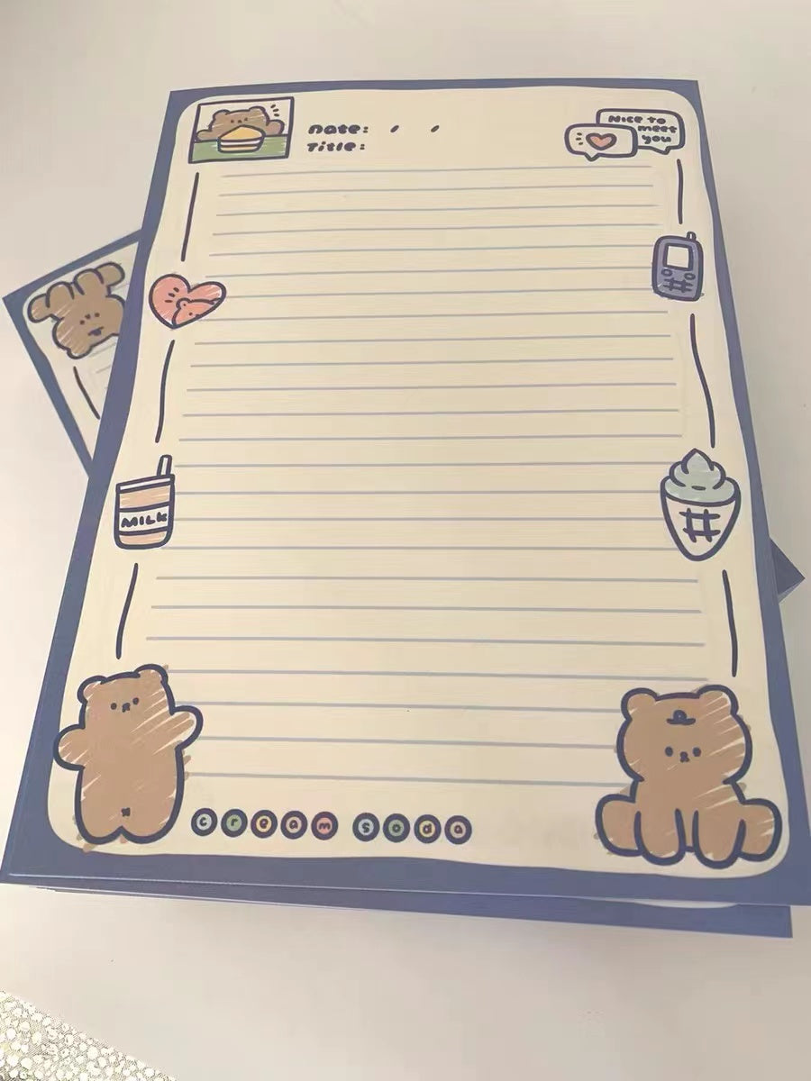 Tele Bear Notepad