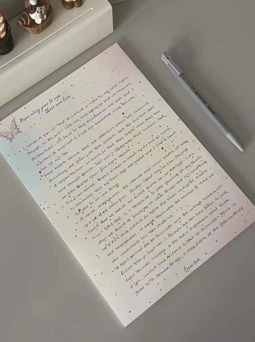 Butterfly Ink Notepad