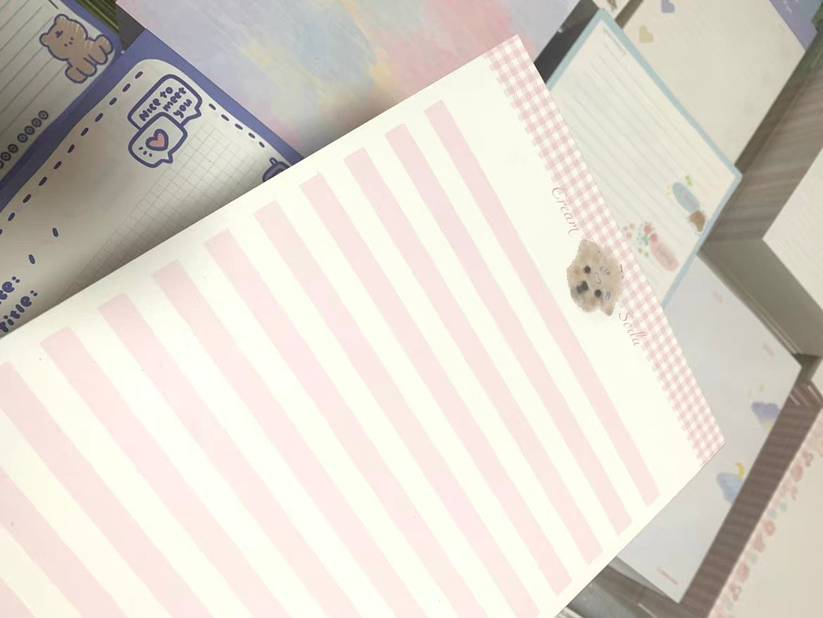 Pink Style Puppy Notepad