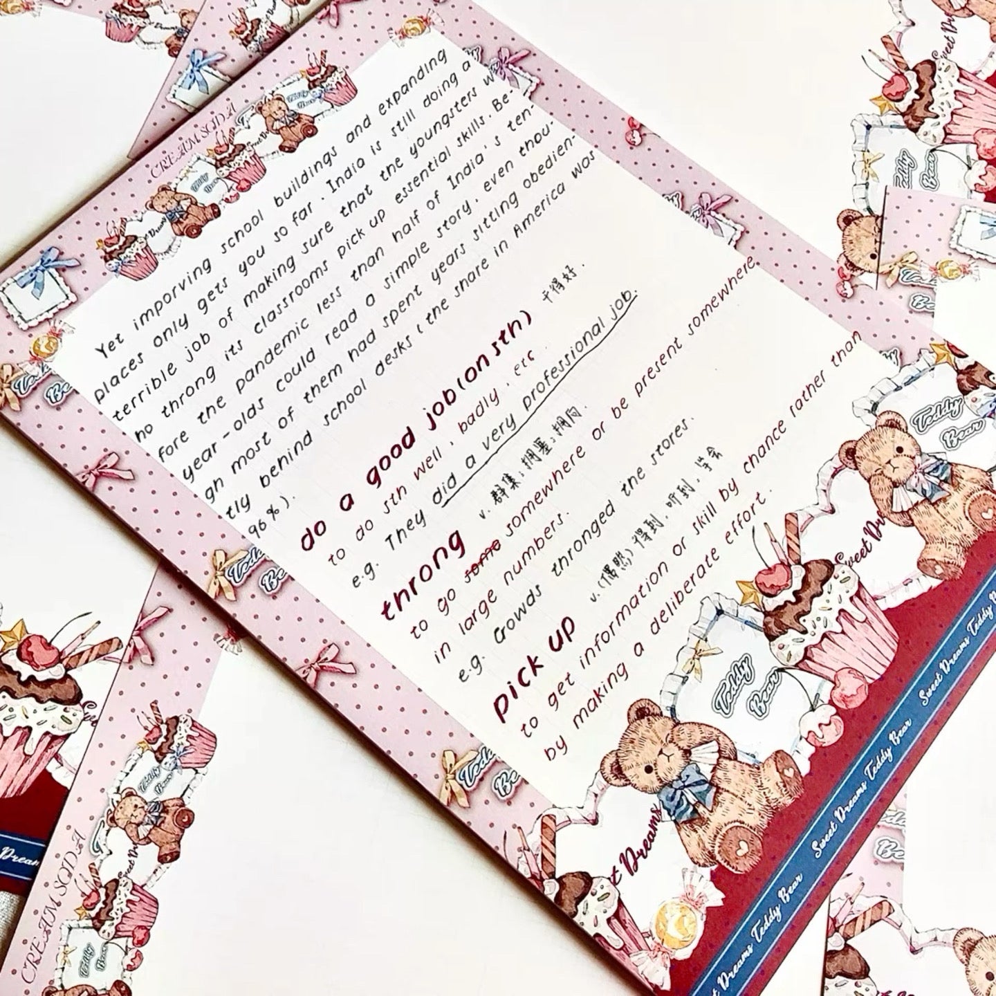 Teddy’s Party Notepad