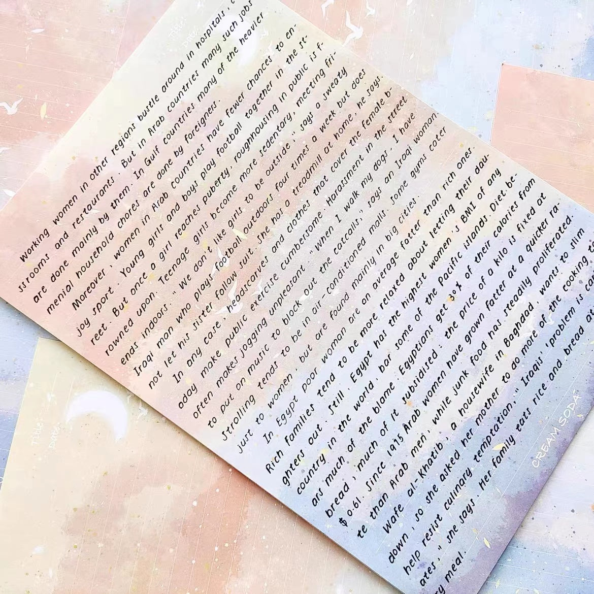 Dove of peace & Beauty of the Earth Notepad