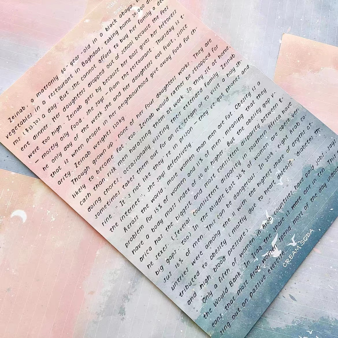 Dove of peace & Beauty of the Earth Notepad