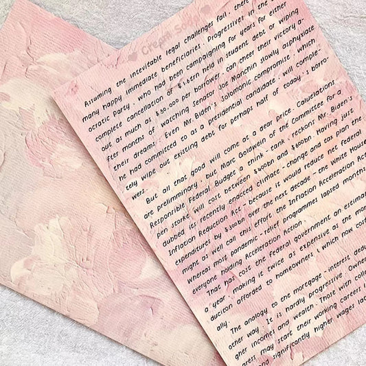 Oil Paiting Flower Notepad