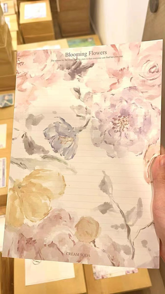 Bloom Roses Notepad