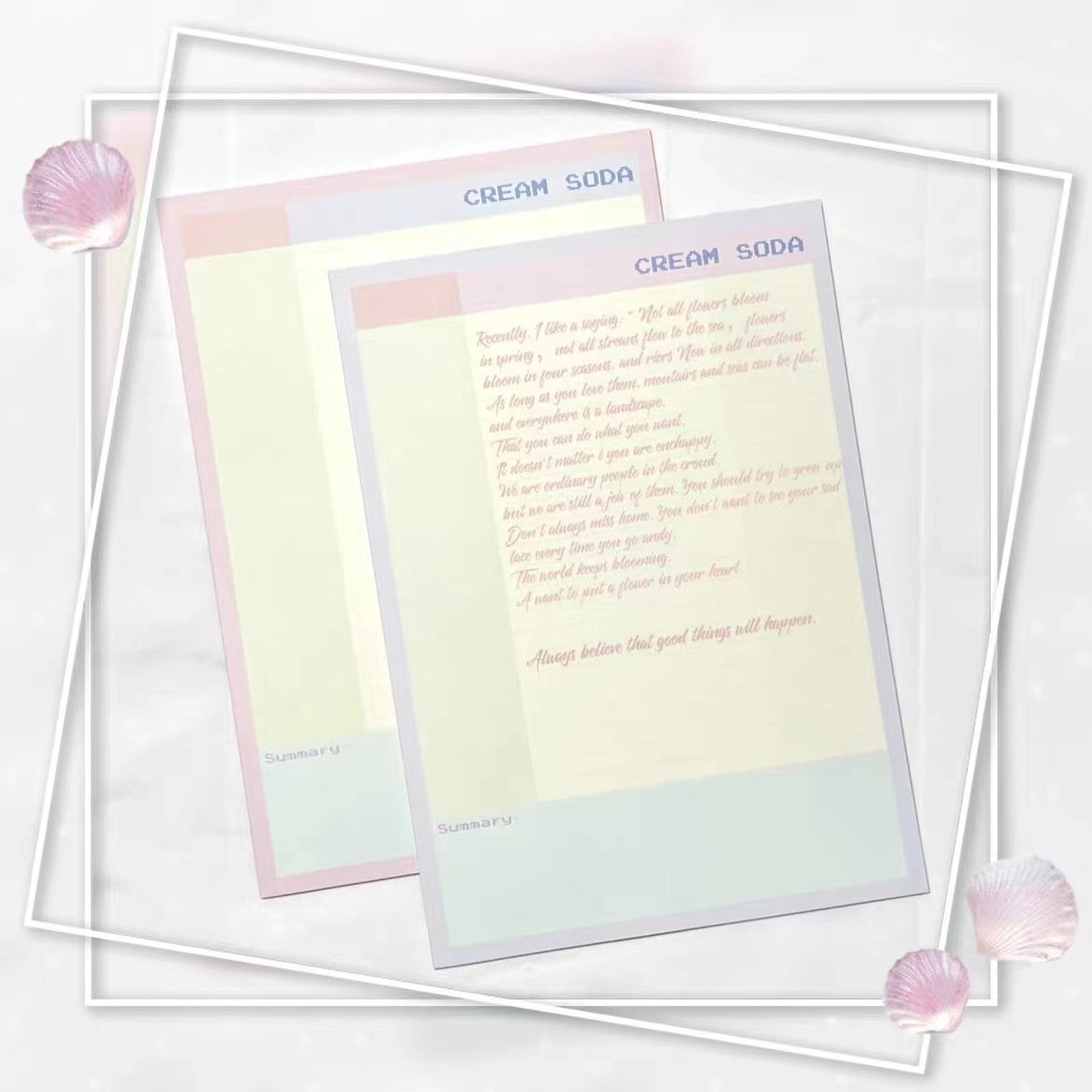 Pixel Cream Notepad