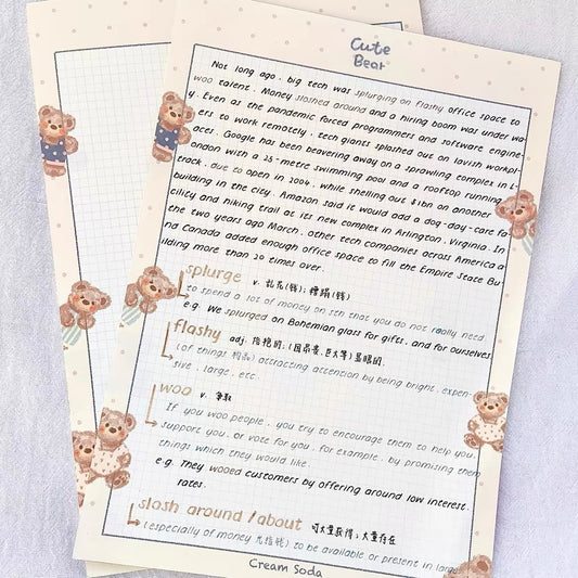 Cute Bear Notepad