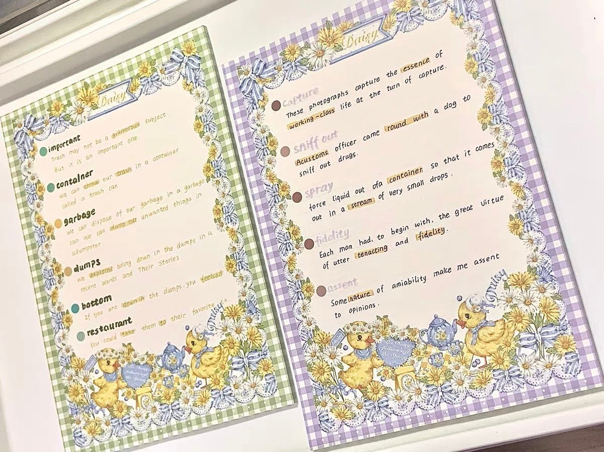 Spring Yellow Duck Notepad