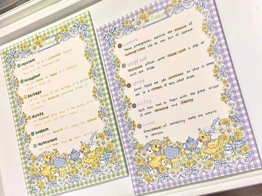 Spring Yellow Duck Notepad