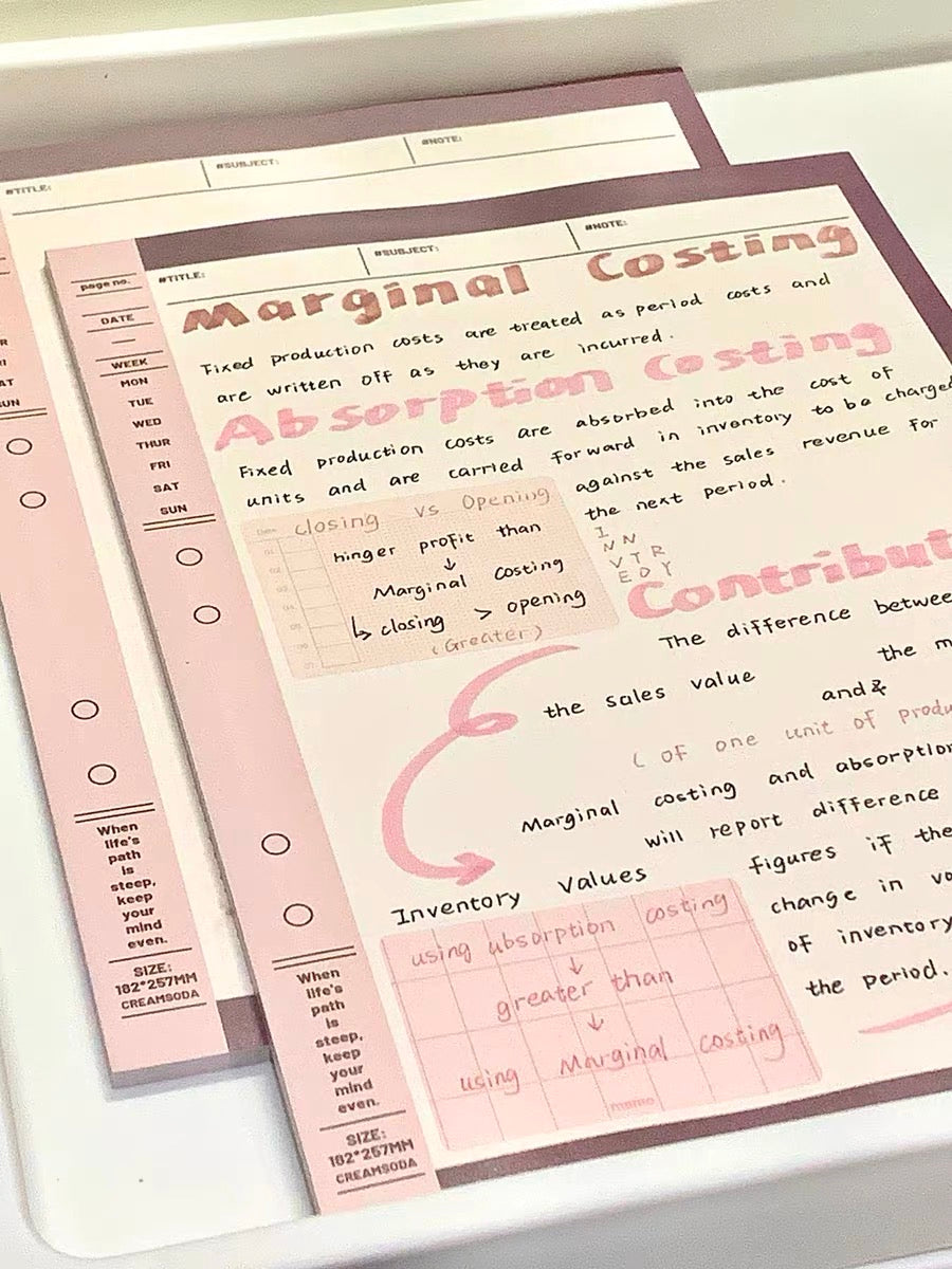 Rouge Notepad