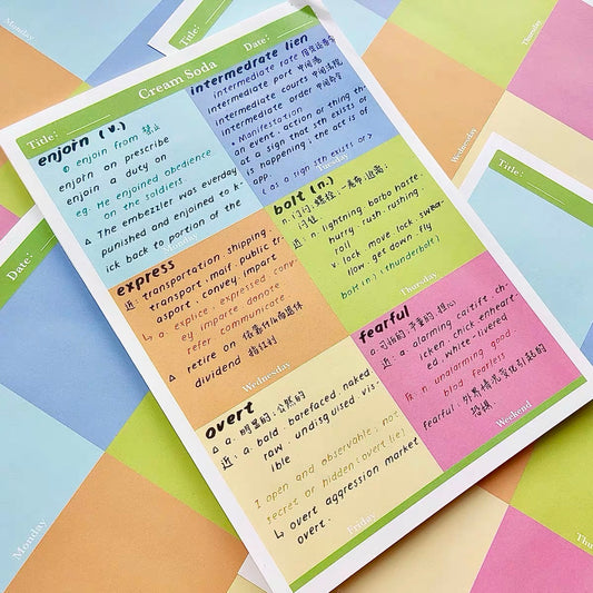 Color Impressions Notepad