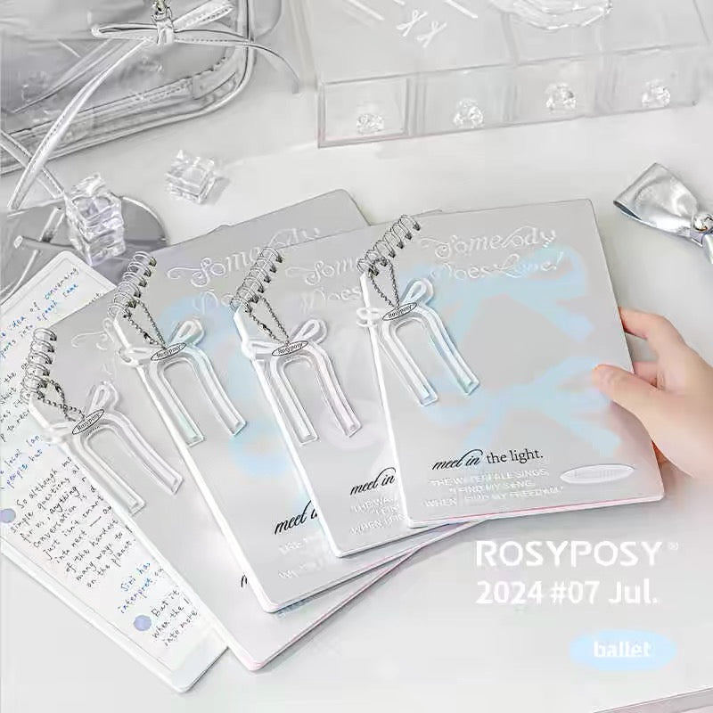 [Without poking hands]Ballet Style Notebook-oblique cut book