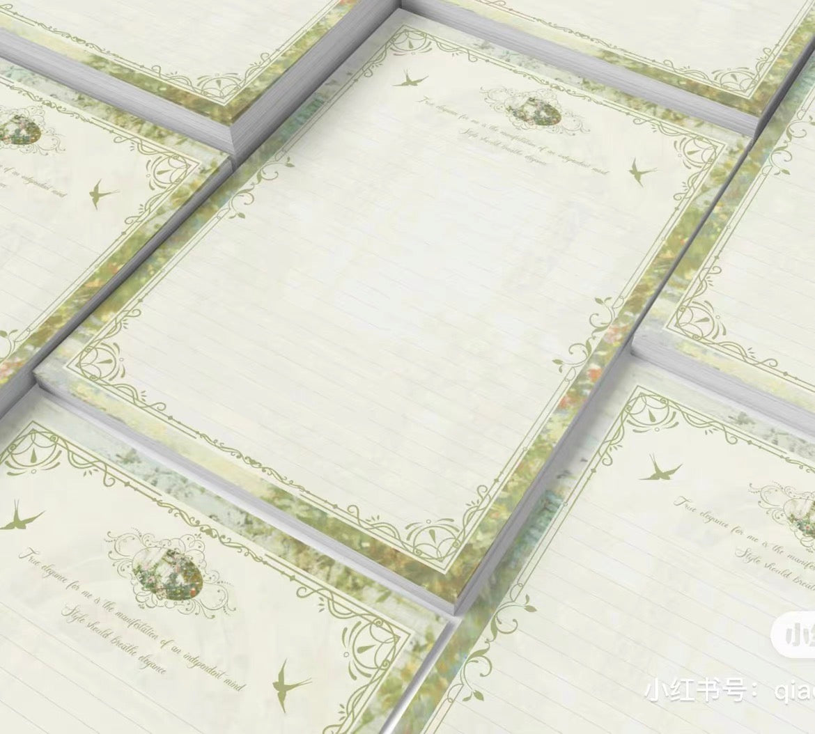 Green Garden Notepad