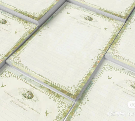 Green Garden Notepad