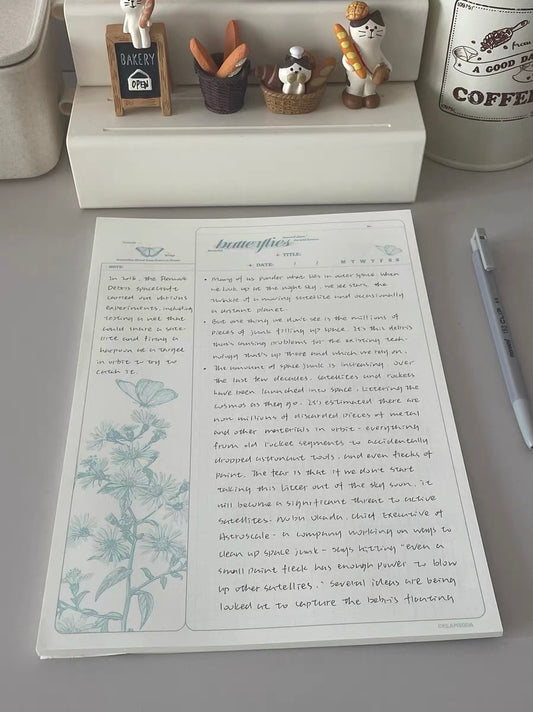 Unique butterfly Notepad